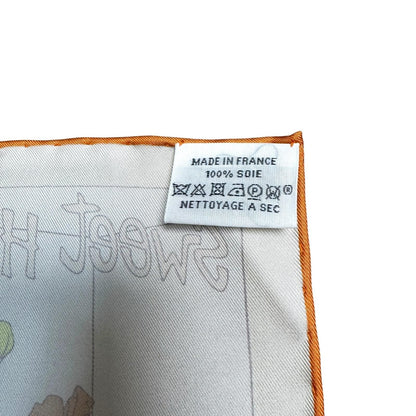 Hermes Carre 90 Scarf Favorite Place Batistovillo Silk — view 5