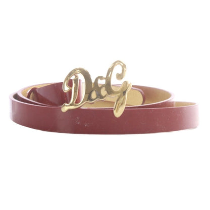 Dolce & Gabbana D&G Belt Leather Logo 80 32