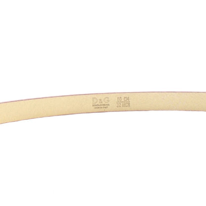 Dolce & Gabbana D&G Belt Leather Logo 80 32 — view 5