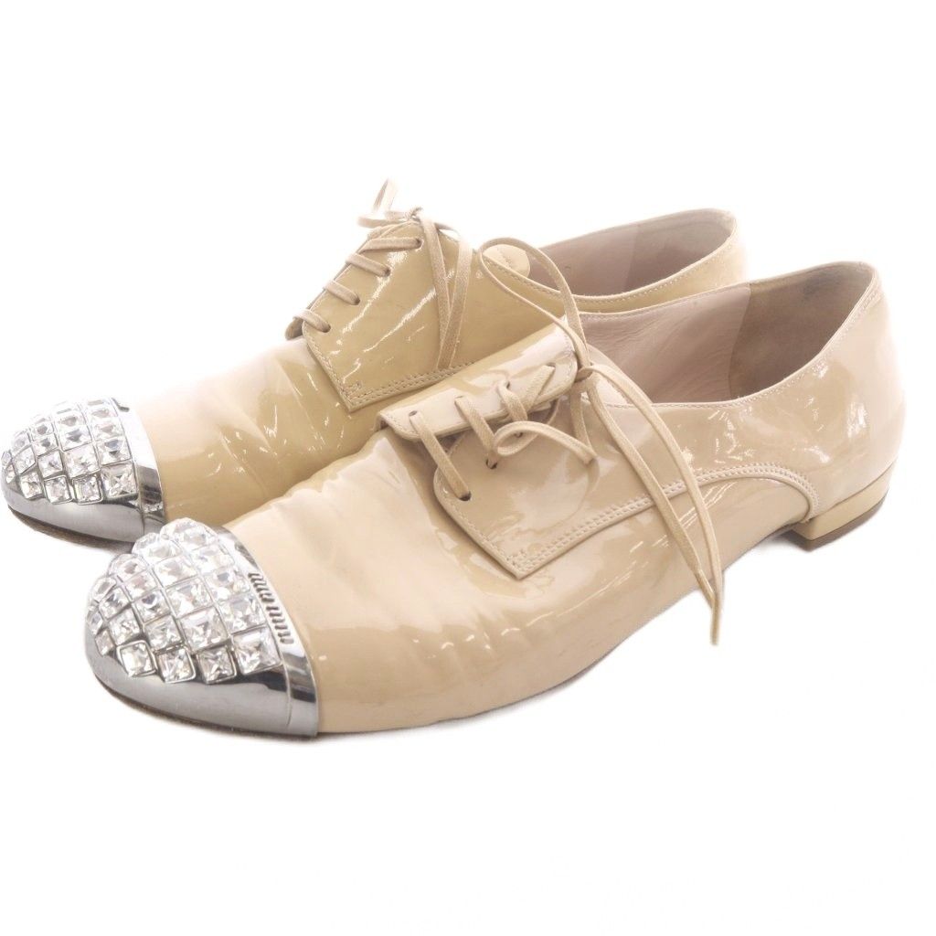 Miu Miu Pumps Bijou Beige Heel 37