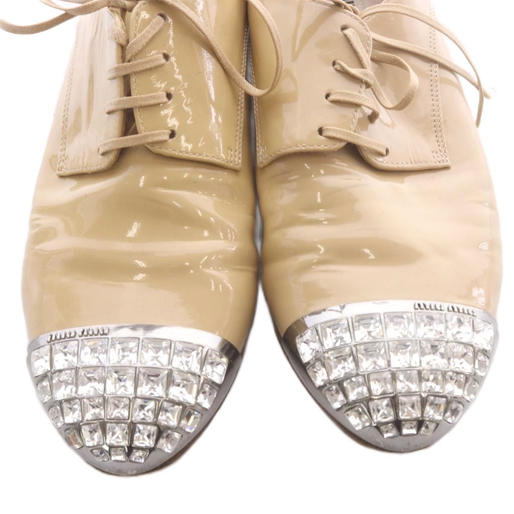 Miu Miu Pumps Bijou Beige Heel 37 — view 3