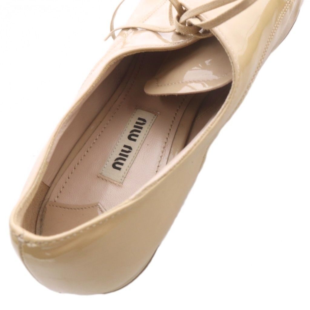 Miu Miu Pumps Bijou Beige Heel 37 — view 8