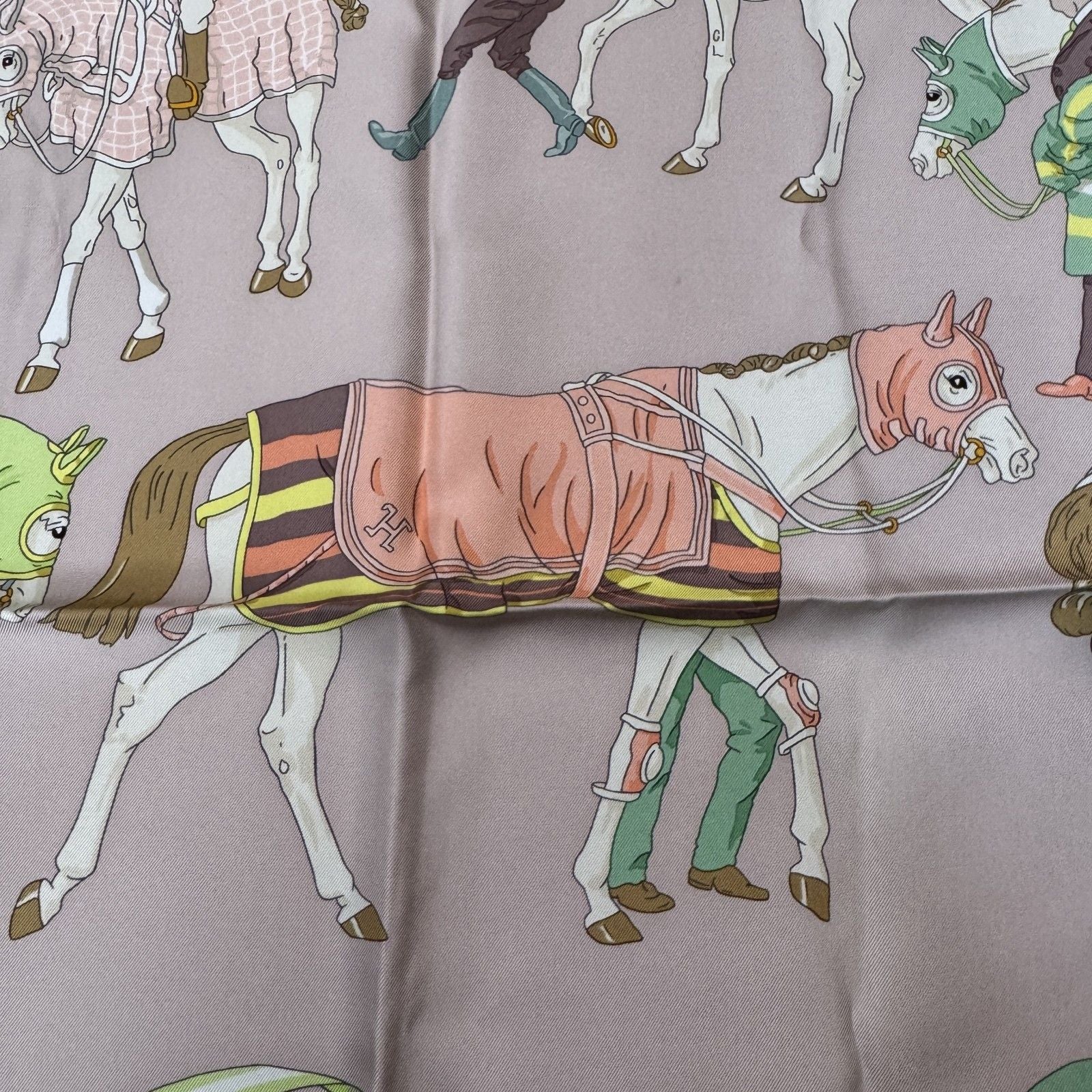 Hermes Carre 90 Ronds de Marche Ring Procession Scarf — view 3