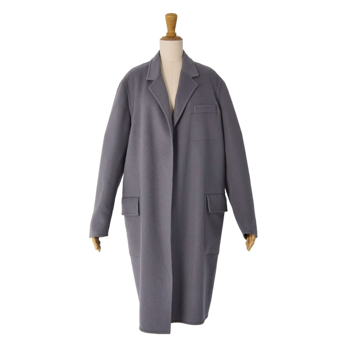 Celine Coat Phoebe Philo Era Long Buttonless — view 3