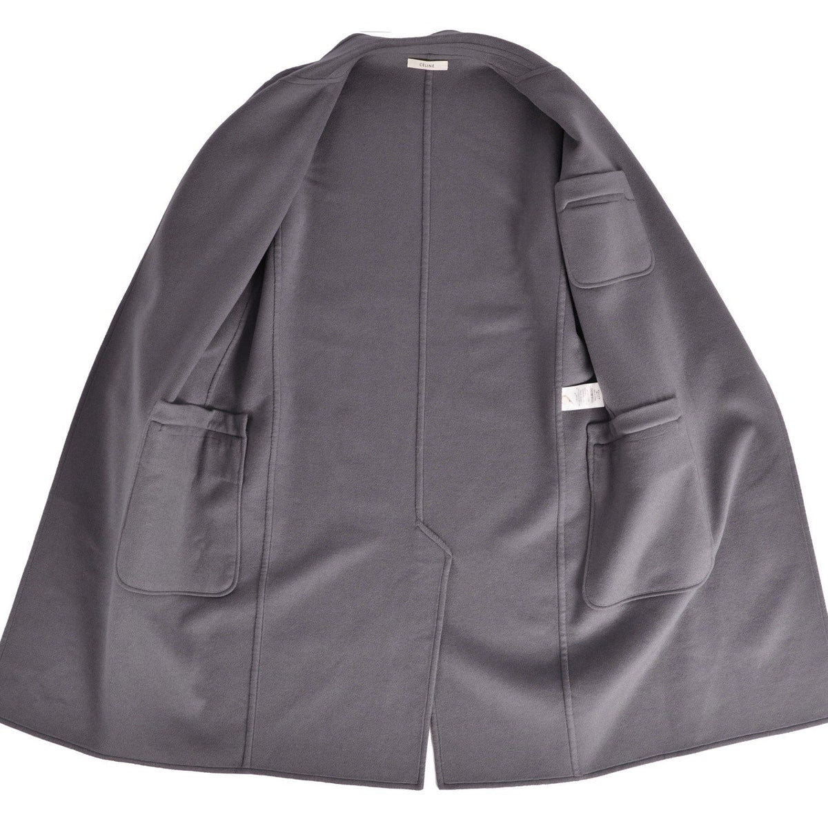 Celine Coat Phoebe Philo Era Long Buttonless — view 6
