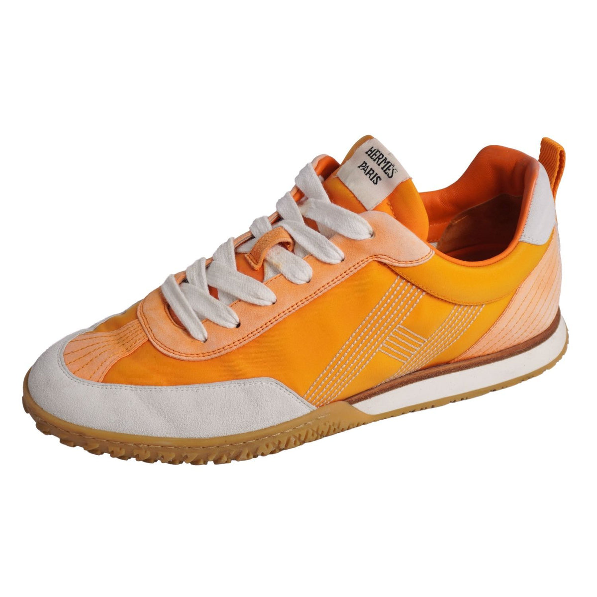 Hermes Sneakers Low-Cut Suede Leather