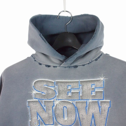 Balenciaga Demna Era Large Fit Hoodie Washed L Blue — view 3