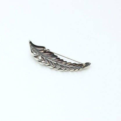 Tiffany & Co Vintage Brooch Feather 925 Sterling Silver — view 2