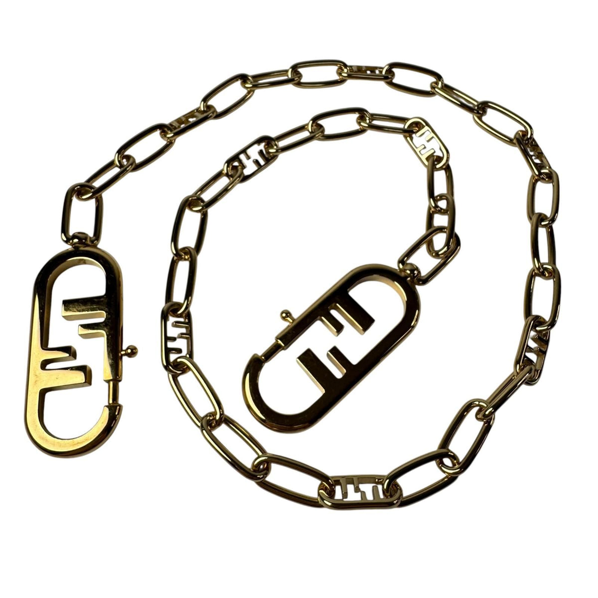 Fendi Strap You Orrock Gold Metal Chain — view 3