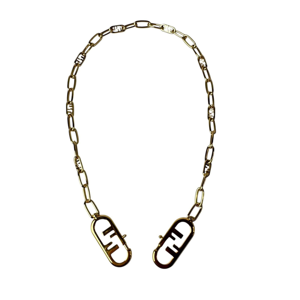 Fendi Strap You Orrock Gold Metal Chain