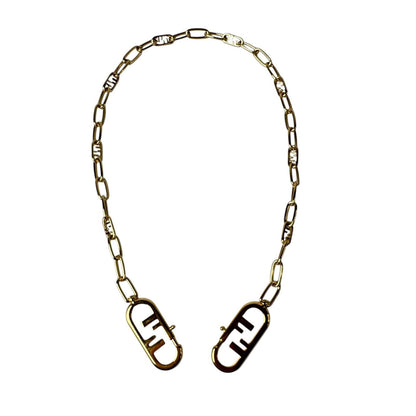 Fendi Strap You Orrock Gold Metal Chain