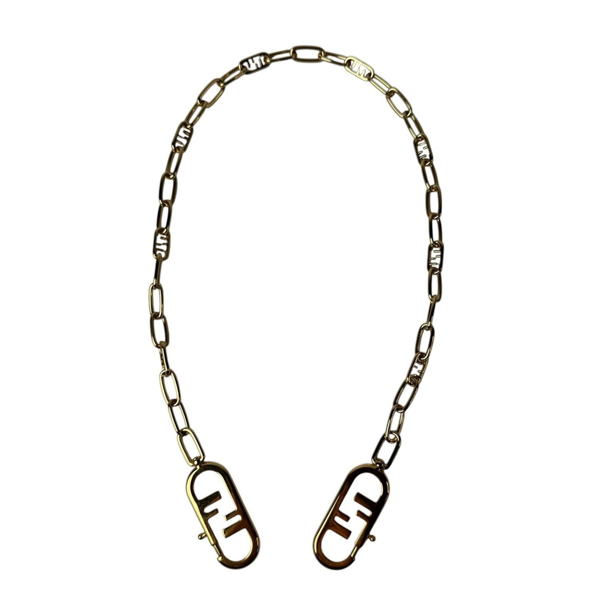 Fendi Strap You Orrock Gold Metal Chain — view 2