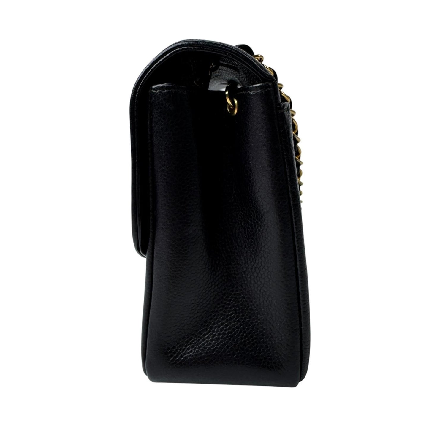 Chanel Diana Flap Quilted 25 Caviar Leather Chain Shoulder Bag — view 5
