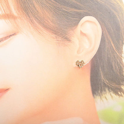 Tiffany & Co Heart Earrings Olive Leaf — view 5