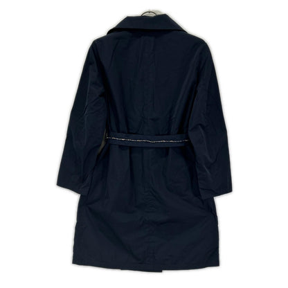 Max Mara Maxmara Studio Navy Nylon Reversible Coat 38 — view 2