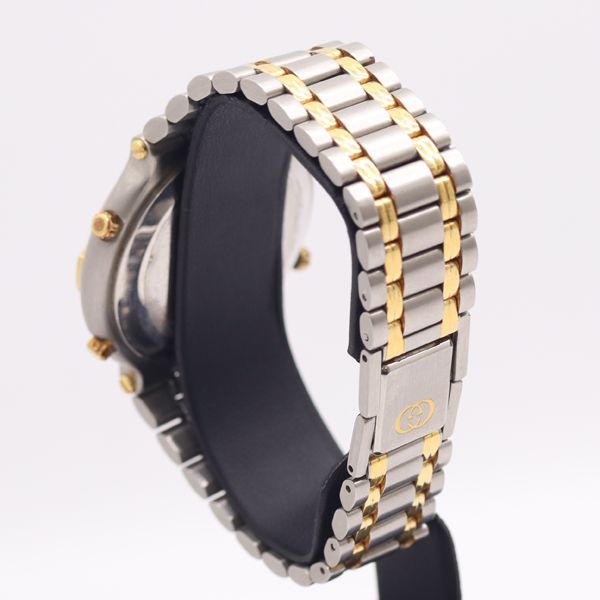 Gucci Quartz Chrono Gold Dial Watch — view 3