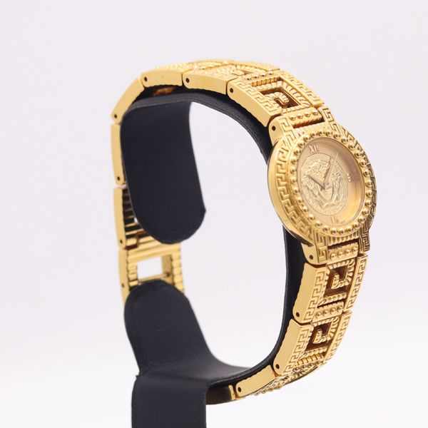 Versace Medusa Quartz Gold Dial Watch — view 2