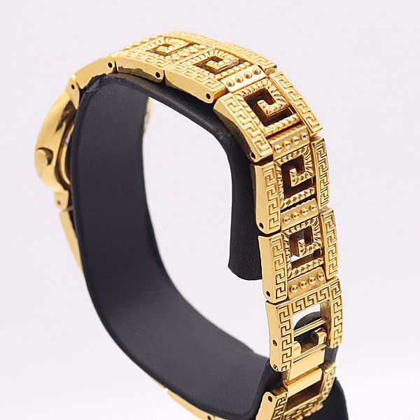 Versace Medusa Quartz Gold Dial Watch — view 3