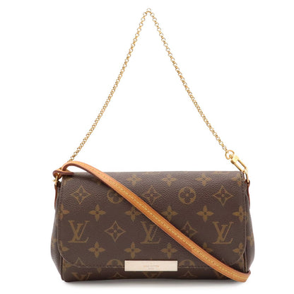 Louis Vuitton Monogram Favorite PM Shoulder Bag Crossbody 2-Way Clutch Pouch