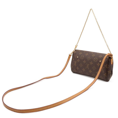Louis Vuitton Monogram Favorite PM Shoulder Bag Crossbody 2-Way Clutch Pouch — view 2