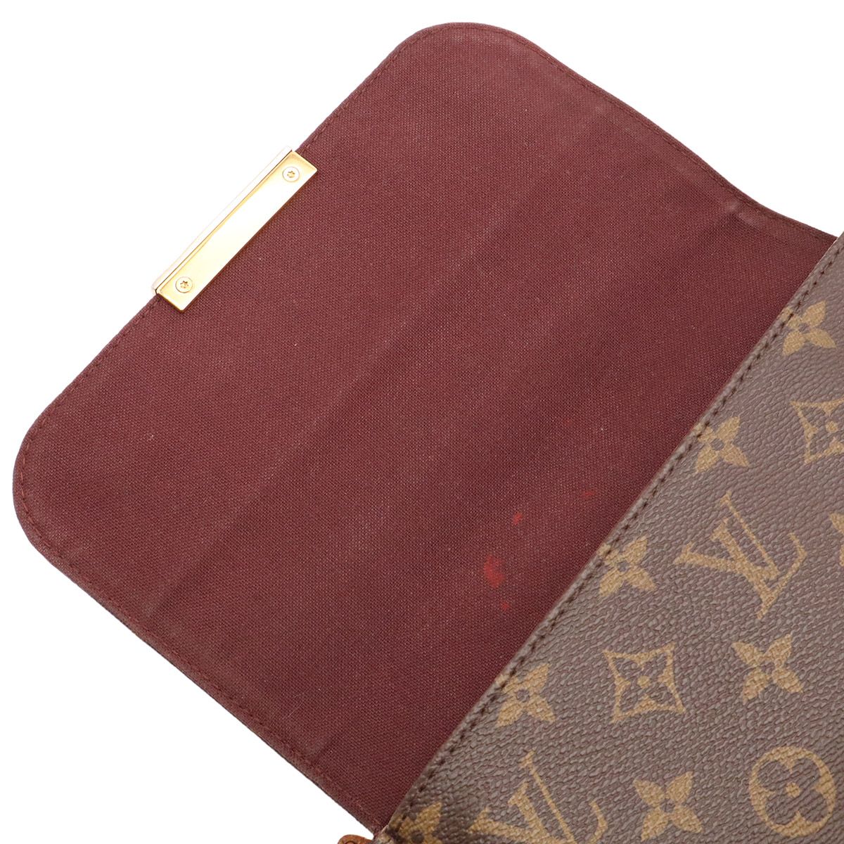 Louis Vuitton Monogram Favorite PM Shoulder Bag Crossbody 2-Way Clutch Pouch — view 7