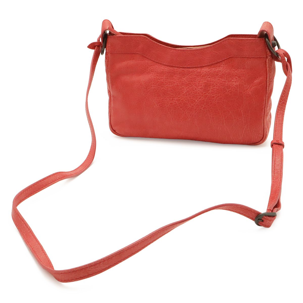 Balenciaga the Hip Shoulder Bag Pochette Crossbody 2-Way Clutch Leather — view 2