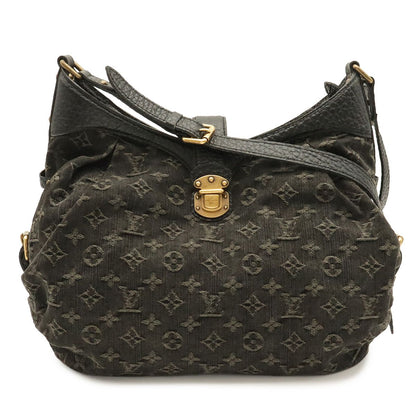 Louis Vuitton Monogram Denim S Shoulder Bag Noir Black