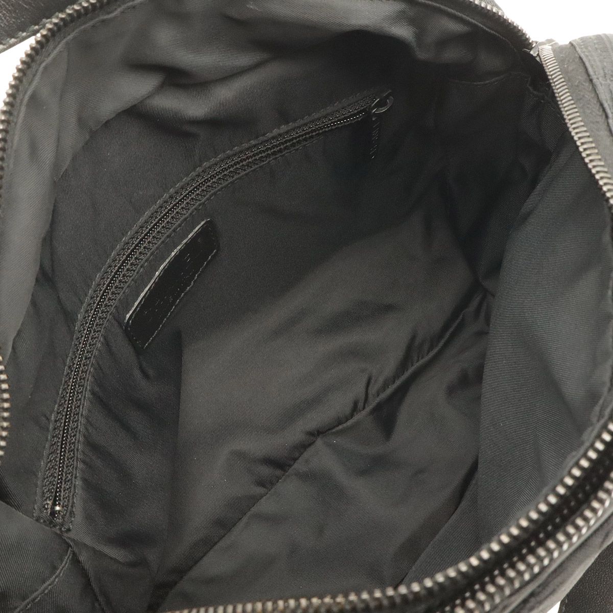 Chanel New Travel Line Handle Tote Mini Bag Nylon Jacquard Leather Black — view 7