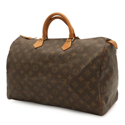 Louis Vuitton Monogram Speedy 40 Handle Mini Boston Bag Purse — view 2