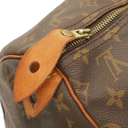 Louis Vuitton Monogram Speedy 40 Handle Mini Boston Bag Purse — view 6