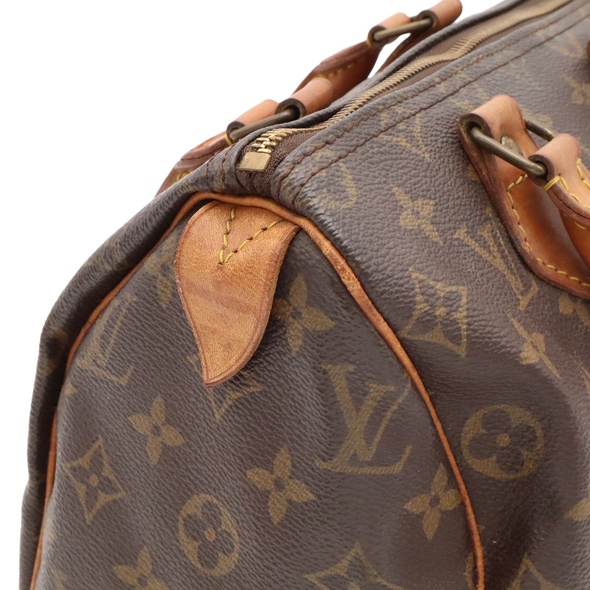 Louis Vuitton Monogram Speedy 25 Mini Boston Bag Handle — view 6