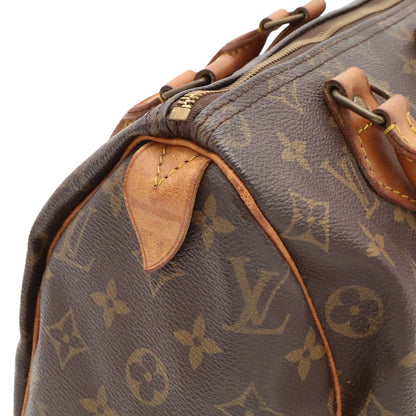 Louis Vuitton Monogram Speedy 25 Mini Boston Bag Handle — view 6
