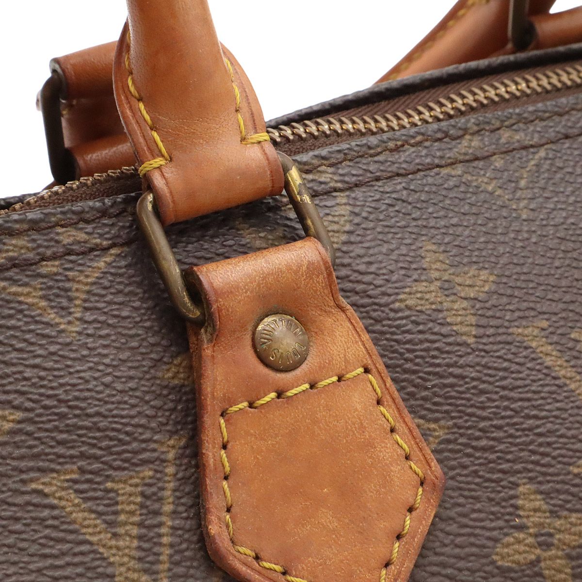 Louis Vuitton Monogram Speedy 25 Mini Boston Bag Handle — view 7