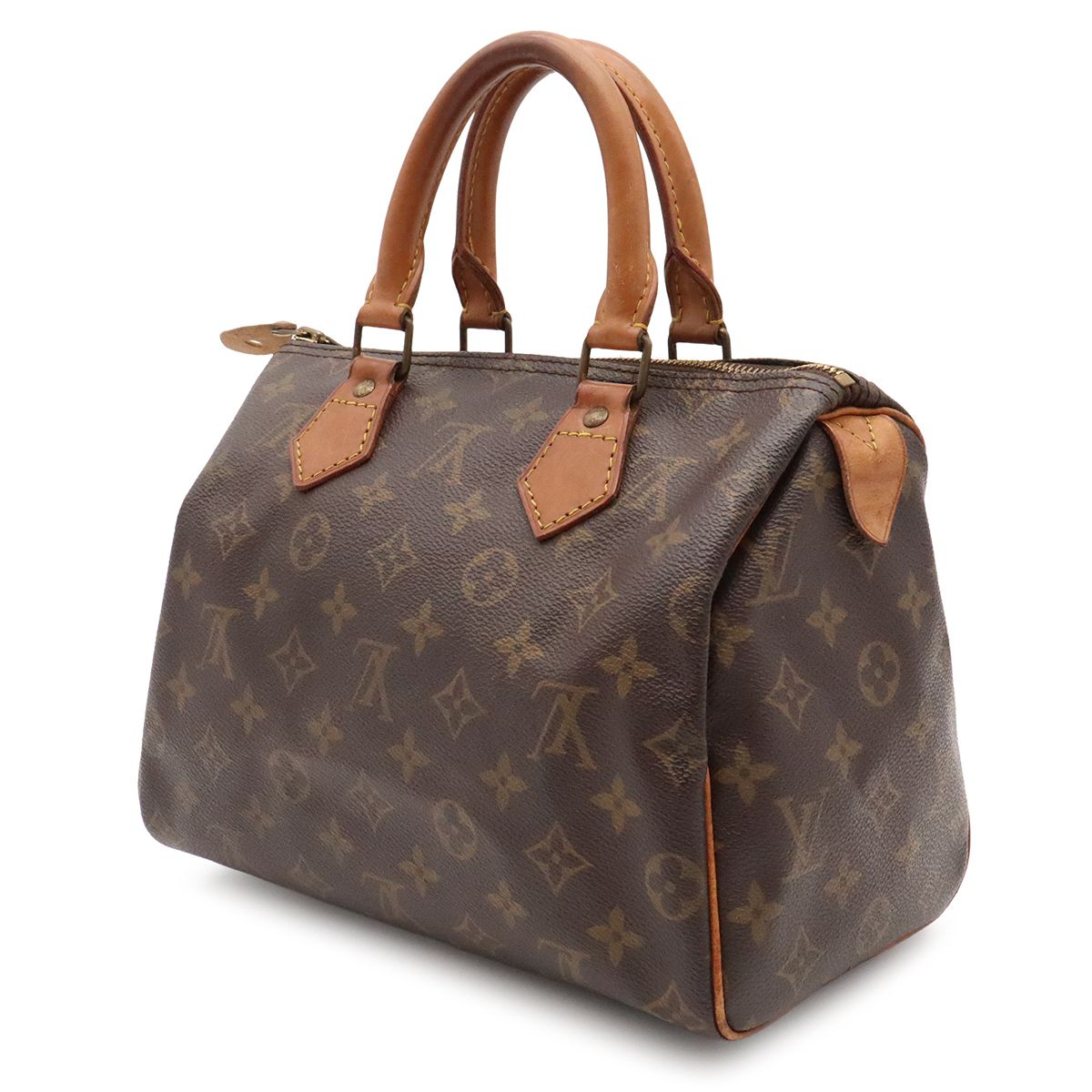 Louis Vuitton Monogram Speedy 25 Mini Boston Bag Handle — view 2