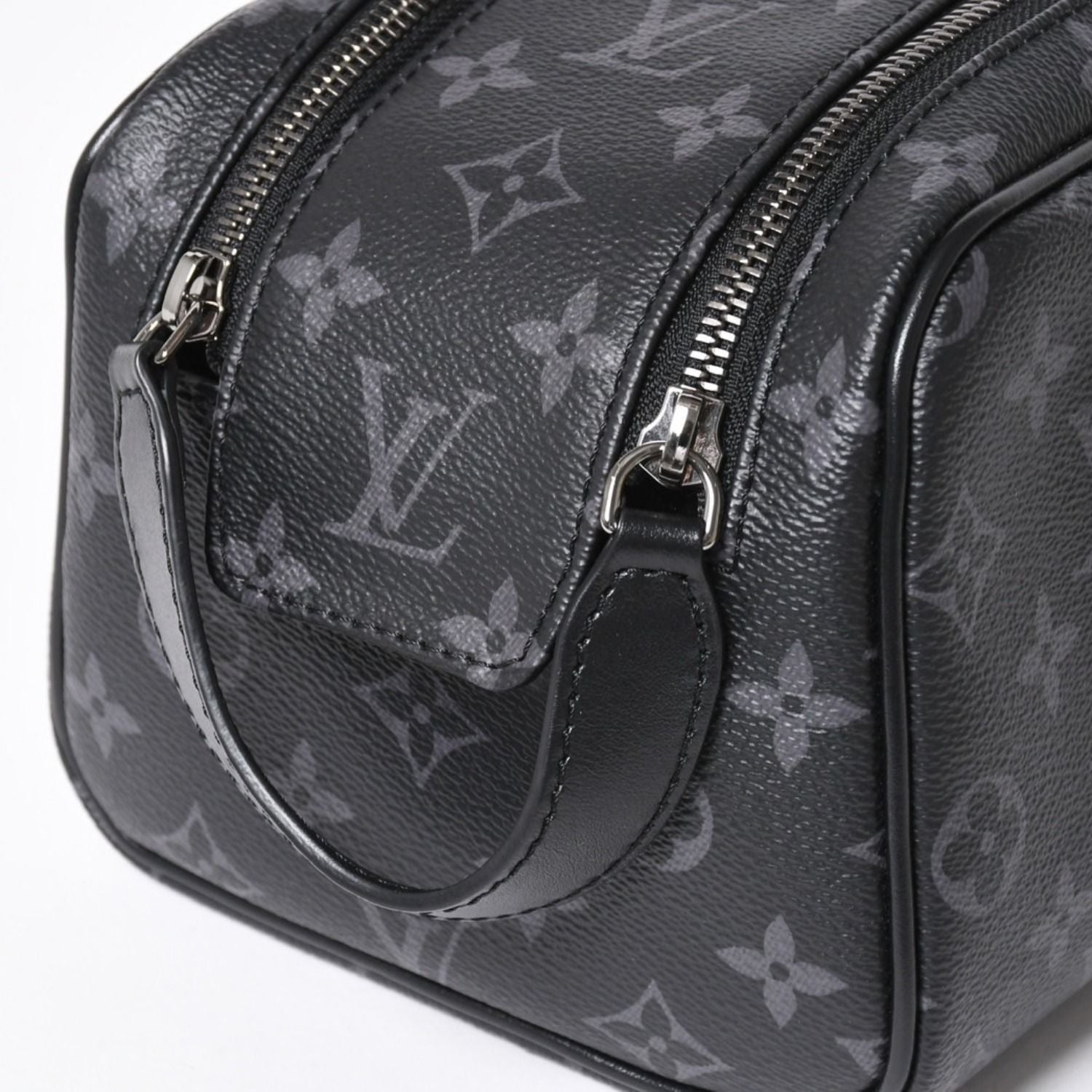 Louis Vuitton Dopp Kit Handbag Monogram Eclipse Black — view 5