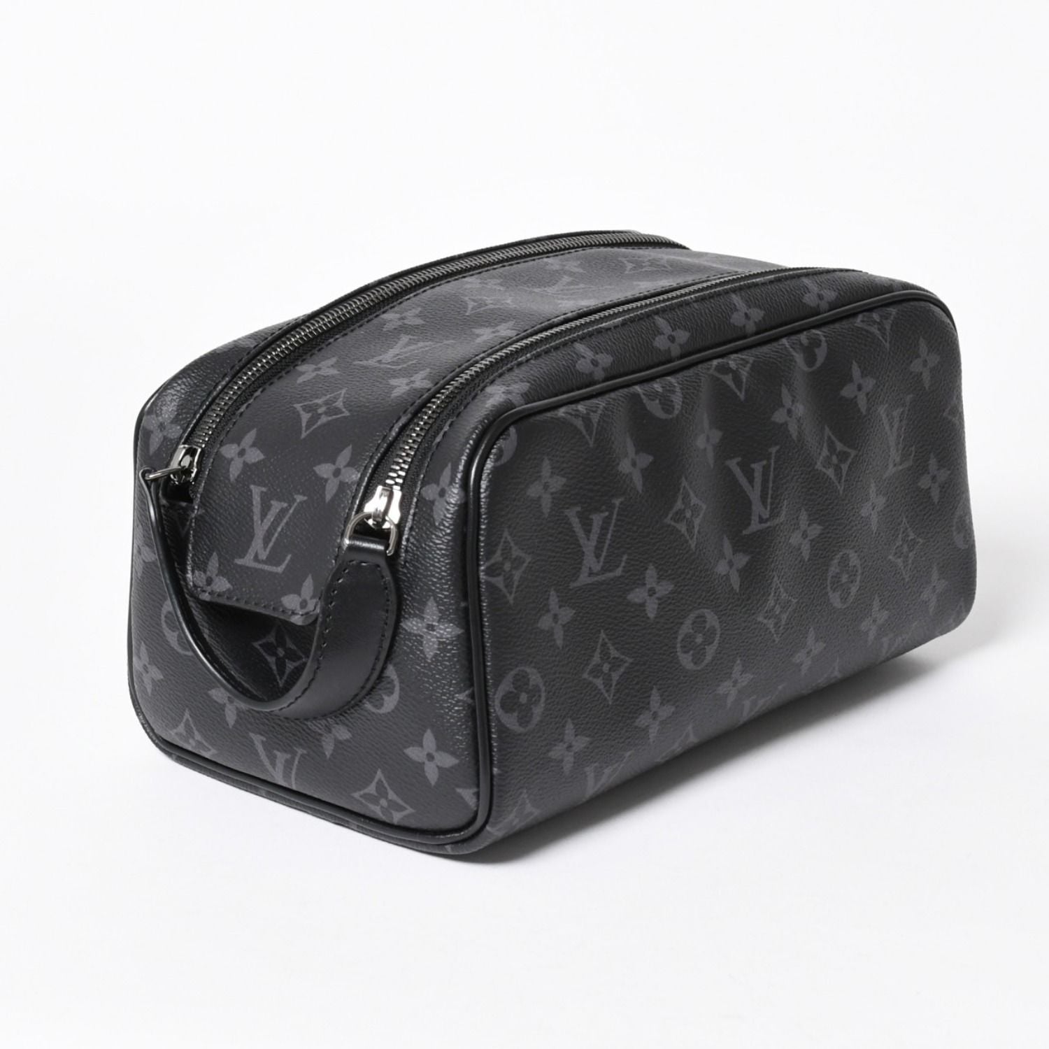Louis Vuitton Dopp Kit Handbag Monogram Eclipse Black — view 3