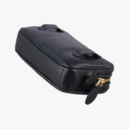Miu Miu Logo Black Leather Handbag — view 6