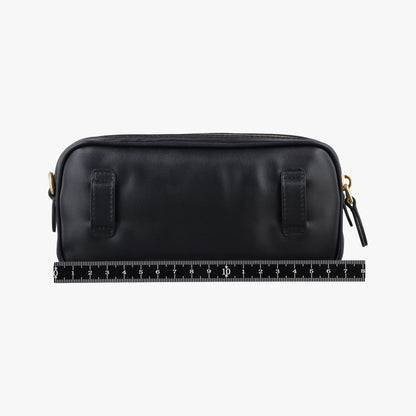 Miu Miu Logo Black Leather Handbag — view 2