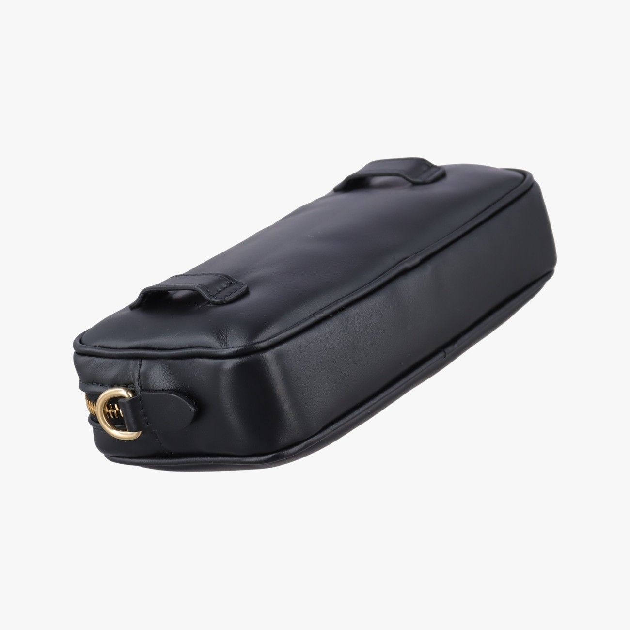 Miu Miu Logo Black Leather Handbag — view 7