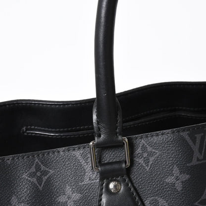 Louis Vuitton Grand Sac Tote Bag Monogram Eclipse Black Silver — view 5