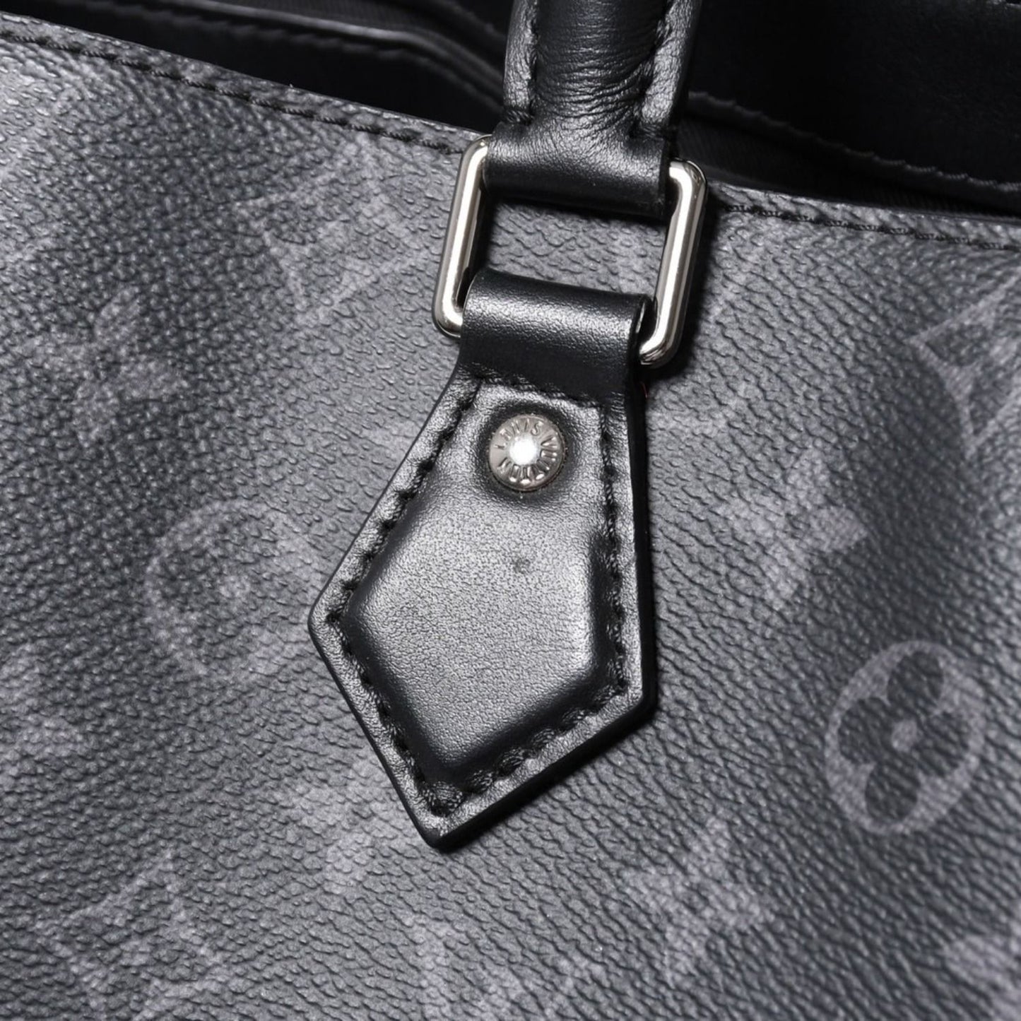 Louis Vuitton Grand Sac Tote Bag Monogram Eclipse Black Silver — view 6
