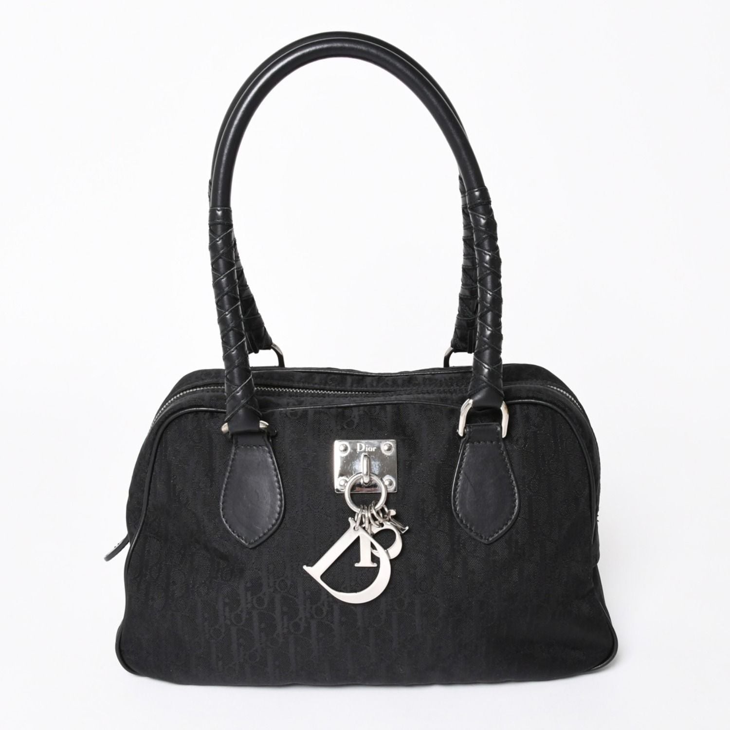 Dior Lovely Handbag Trotter Black Galliano