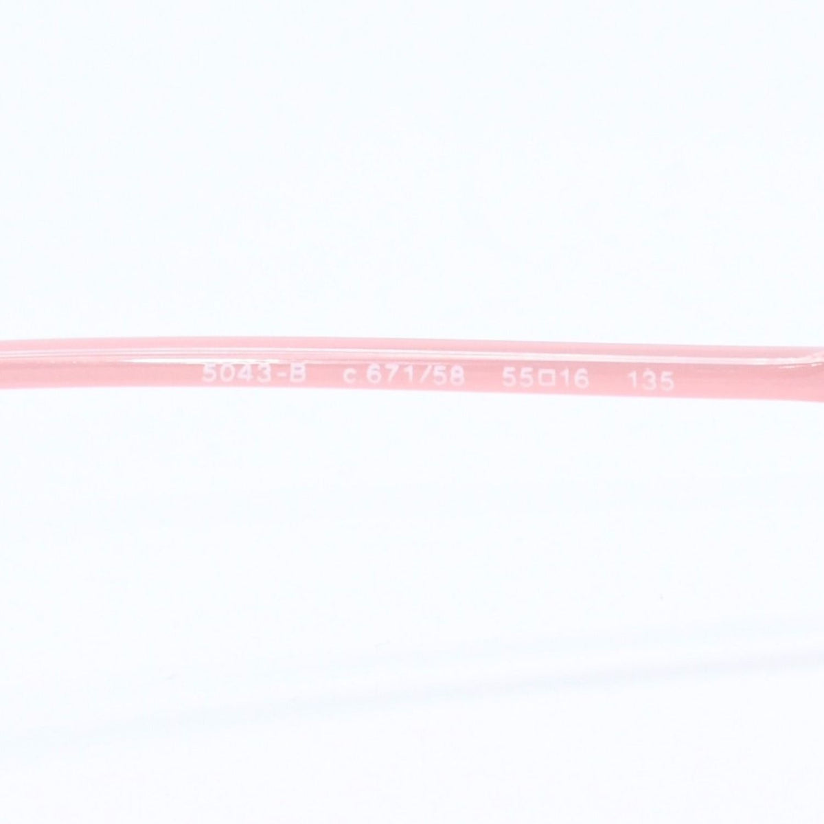 Chanel Square Shape Sunglasses Eyewear CC Logo Rhinestone Clear Pink — view 7
