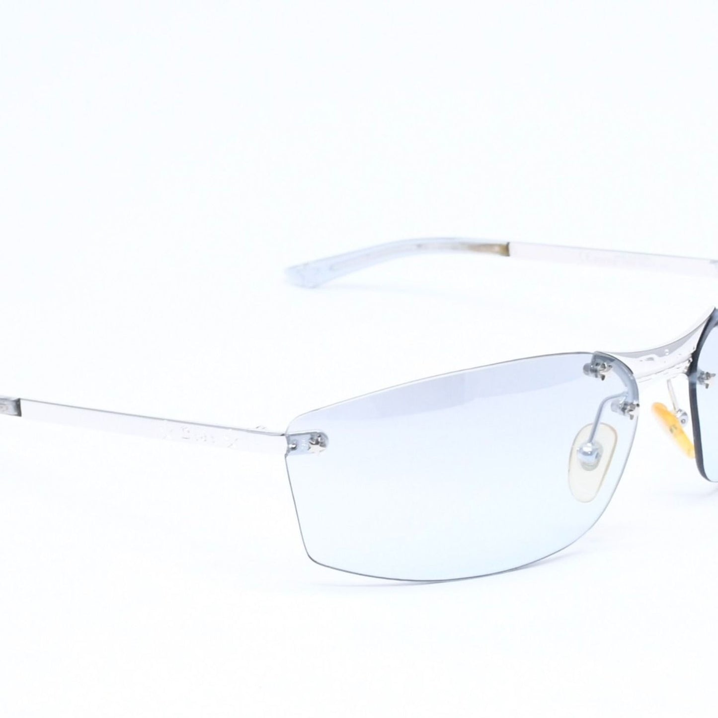 Dior Pop Rimless Sunglasses Gray Silver Eyewear — view 3