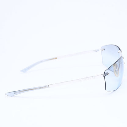 Dior Pop Rimless Sunglasses Gray Silver Eyewear — view 4
