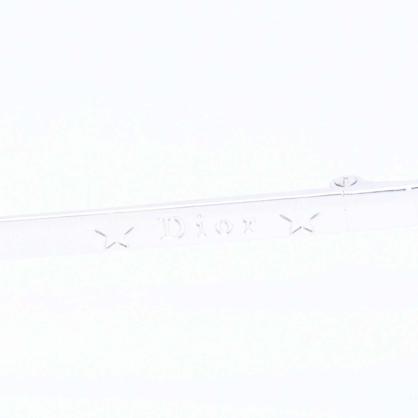 Dior Pop Rimless Sunglasses Gray Silver Eyewear — view 7