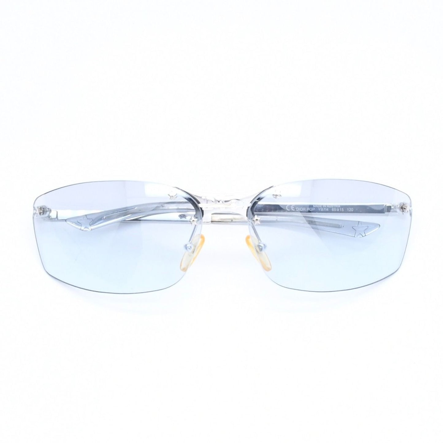 Dior Pop Rimless Sunglasses Gray Silver Eyewear