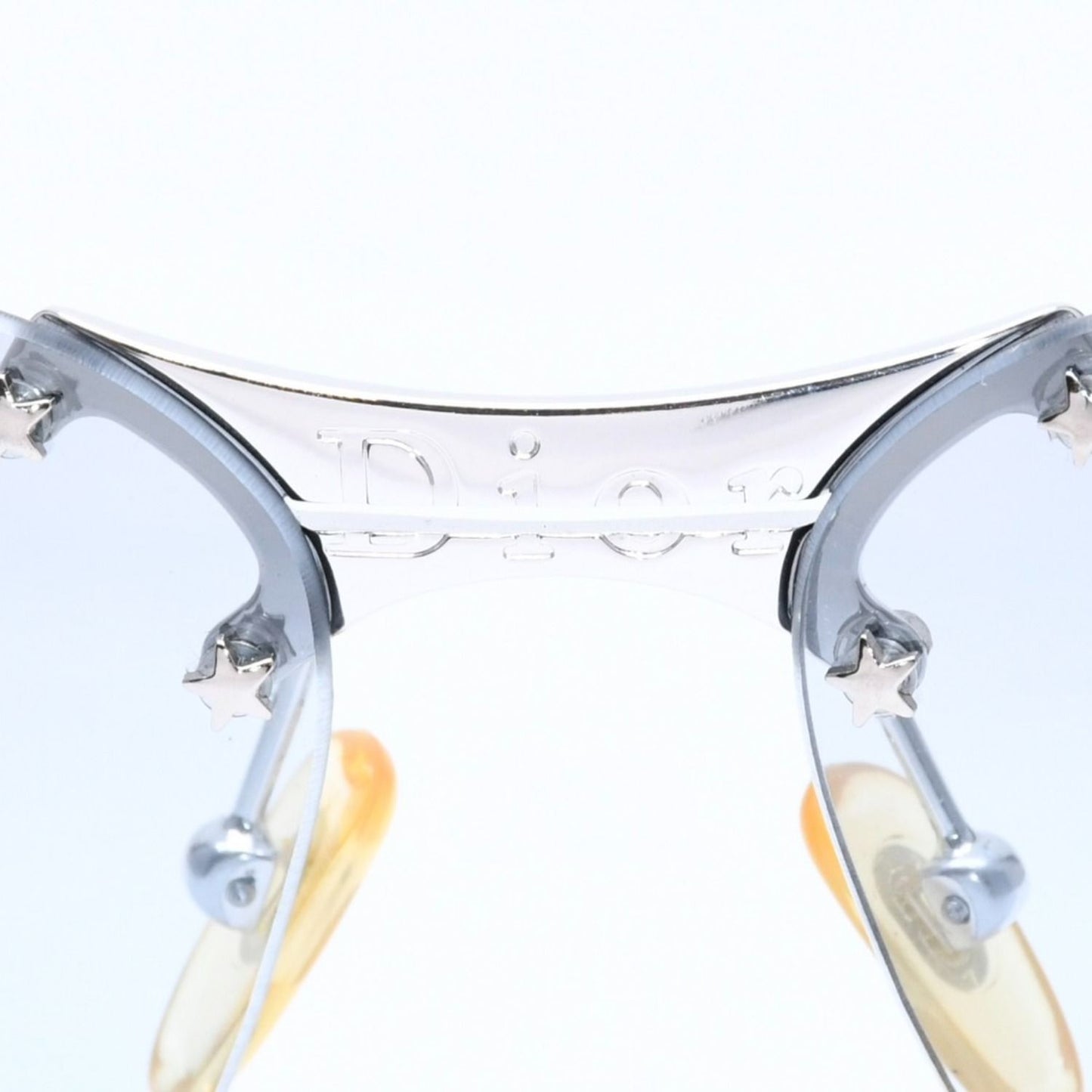 Dior Pop Rimless Sunglasses Gray Silver Eyewear — view 8
