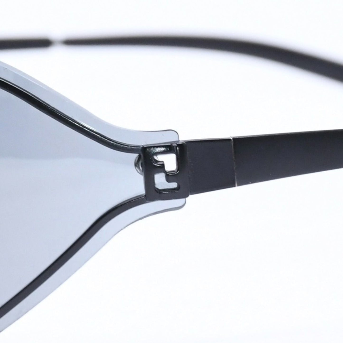 Fendi Sunglasses Eyewear 72 Black Metal Acetate Zucca Motif — view 7