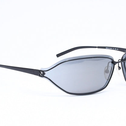 Fendi Sunglasses Eyewear 72 Black Metal Acetate Zucca Motif — view 4